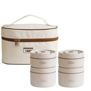 5 In 1 Food Flask With An Insulated Bag Carrier