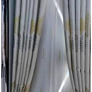 2 Metres (1pc) Cream sliding patio door or window Curtain 