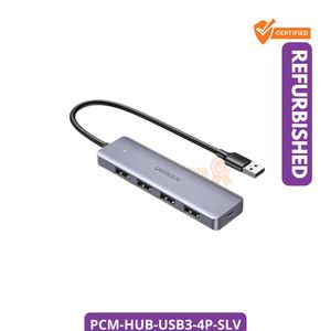 Universal 4-Port USB 3.0 Hub Silver Brand New SKU PCM-HUB-USB3-4P-SLV