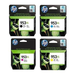 Genuine  set of 4pcs Hp 953XL High Yield Ink Cartridge for   HP OfficeJet Pro 7720,7730,7740,  OfficeJet Pro 8210, 8216, and 8218, HP OfficeJet Pro 8710, 8715, 8720, 8725, HP OfficeJet Pro 8730, and 8740- black,cyan,magenta and yellow 