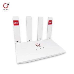 Olax MC50 dual band antenna 2.4G CAT4 CPE wifi sim card router 4G LTE wi-fi modem wireless routers- White