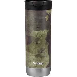 Contigo Couture Huron 2.0 WATER BOTTLE, 20 Ounce, Translucent Flower