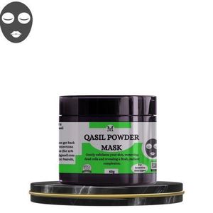 Mekis Qasil Powder-Gentle Exfoliation,Acne Control,Deep Cleansing,Skin Brightening,Hair Strengthening