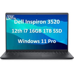 DELL  INSPIRON 15" 3520 i7-1255U 16TB RAM 1TB HDD 15.6"  WIN 11 H  TOUCH
