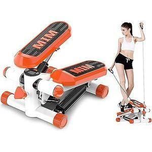 Mim Mini Stepper Machine, Steppers for Exercise with Display and Resistance Bands, Up-Down Stepper for Beginners and Advanced Users, Home Gym Equipment Fitness Step