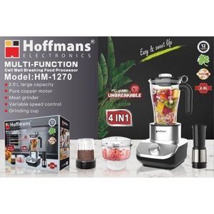 Hoffmans Multi-Function Blender Modle HM-1270 - Black