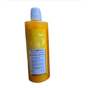 Medix 5.5 Vitamin C + Feluric Acid Firm & Brightening Shower Cream Body Wash For Even Skin Tone ,Clears Dark Spot,Anti-wrinkles - 1000ml