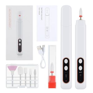 Small Portable Electric Nail Drill, with LED Light for Acrylic Removal and Cuticle Care, Manicure Tool Set