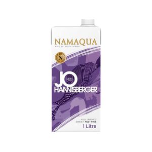 Namaqua  Johannisberger Full-Bodied Sweet Red Wine 1ltr Red