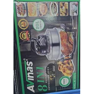 AVINAS 8 in 1 Halogen Oven 20L- Black 
