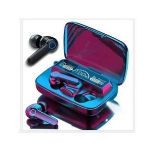 M19 wireless earbuds,v5.3 Bluetooth noise cancellation earphones , black 