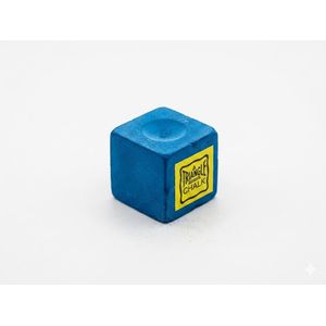 Triangle Professional Billiard Cue Chalk - Single Block (Blue)