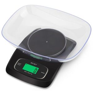 WH-B27 Super Large Bowl Electric Weighing Scale Machine Digital Electronic Scale Baking 12kg Home Food Kitchen Scale with LCD Display Backlit Large Screen