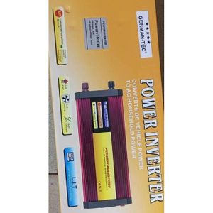 German FULL Automatic Power inverter Converts 12v DC To 220V Ac , Household power Of 1000Watts