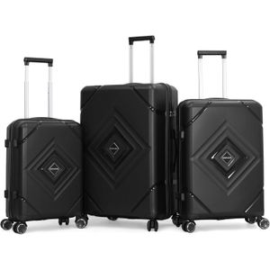 3 Pieces Of  Business Travel Luggage Luggage Sets 3 Piece Double Spinner Wheels Suitcase with TSA Lock, 360° Silent Spinner Wheels Light Suitcase  Size : 20+24+28 inch