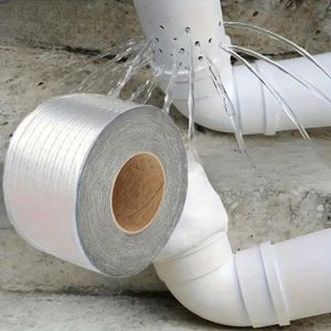 Versatile Self-Adhesive Waterproof Sealing Tape - Ideal for Roofs, Pipes & More, Tile Bungalow, Leak Sealing Tape Material, 1