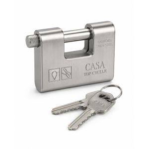 Casa Top Security Padlock – Strong Brass Lock For Gates, Doors & Shops