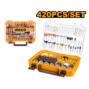 INGCO AKMG4208 Accessories Of Mini Drill - Orange