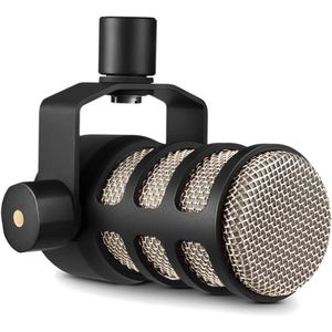 Rode RØDE PodMic Broadcast-quality Dynamic Microphone with Integrated Swing Mount for Podcasting, Streaming, Gaming, and Voice Recording