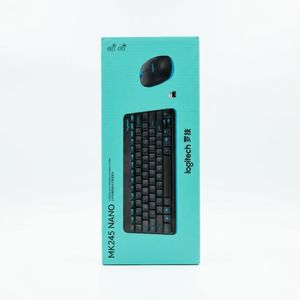 Logitech MK245 Nano wireless keyboard and mouse combo.