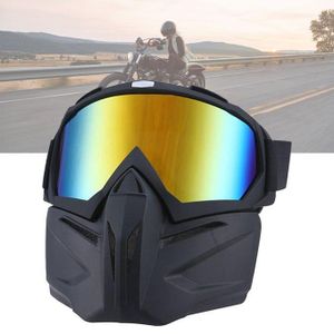 Full-coverage cycling glasses with UV protection.