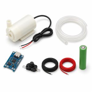 Mini Water Pump Full Kit For Fountain, Dispenser, DC 3-5V Submersible
