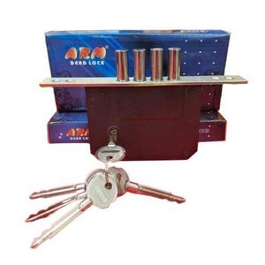 Arm  4 pin Dead Lock.Steel main door/ Gate complete set.Heavy duty rim lock durable quality.