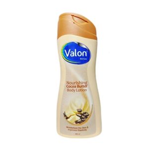 Valon Nourishing Cocoa Butter Body Lotion For Elasticity & Moisturizing-400ml