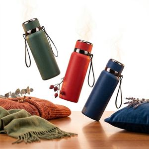 Sundabest 1ltr Smart Vacuum Cup Colored Flask With Temperature Gauge1323 - Multicolor ..