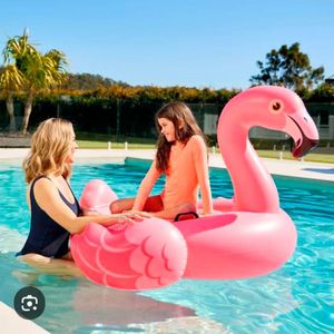 Intex Flamingo ride on inflatable swimming floater with heavyduty handles