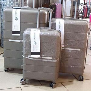 Good Partner 3 Pieces Suitcases It Has Strong Material And Durable Water Proof Material And Travelling Purposes High Quality It's Rose Gold In Colour Multiple Colours