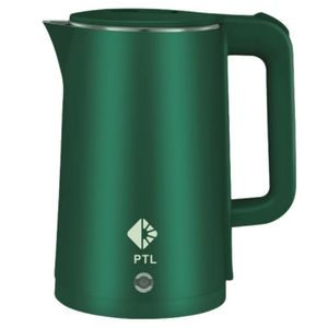 Pearlight 2L electric kettle, stainless steel double-layer anti-scalding, automatic power-off, retro green color