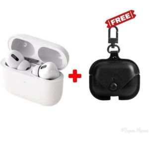 Airpods Wireless Checkt with free earpod Lether Case-white/black/brown