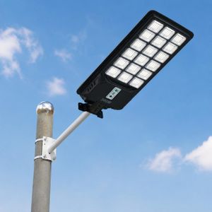 Waterproof 500W Solar Street Light for Outdoor Use-Black