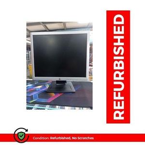 HP Refurbished 19 Inches Square Slim Monitor With Display Port, Vga Port, DVI Port Plus Power Cable