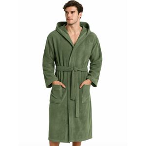 Unisex Cotton Bathrobe - Green