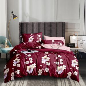 5*6 Floral variant Duvet Pack With 2 pillow cases, 1 bed sheet - multicolor
