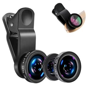 3-in-1 Wide angle, Micro and Fisheye lens camera kit for mobile