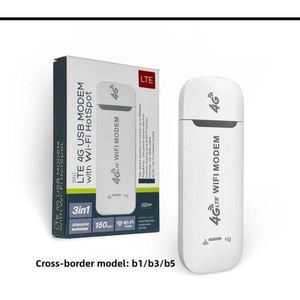 3-in-1 4G LTE USB Modem with WiFi Hotspot – Portable SIM Card Internet Dongle for Laptop, PC & Mobile Devices