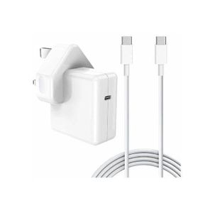 Replacement Mac Type-C Charger Power Adapter 30W White, Charger For new MacBook Pro/Air ,Mac pro iPhone/iPad Pro