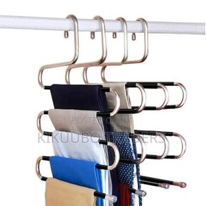 SpaceSaver Multi-Layer Trouser Hanger Organizer 