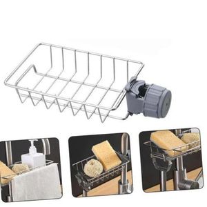 Faucet soap and sponge holders