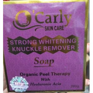 O'Carly Skin Care strong whitening knuckle remover soap