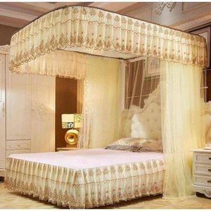 2 Rails Stand Mosquito Net 5x6 - Cream