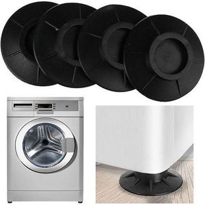 4-Piece Set of Anti-Vibration & Non-Slip Appliance Feet Pads - Noise and Movement Reduction