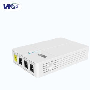 WGP OPTIMA 301 Mini UPS – 6000mAh Router Backup Battery, 27W DC Power Supply with 12V/9V Outputs, Intelligent Battery Indicator for WiFi Routers, Modems & ONU Devices