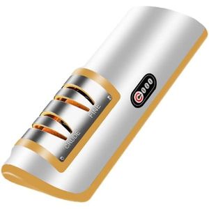 Cordless Electric Knife Sharpener with 2 Speed Setting,Cordless Rechargeabl Knife Sharpener for Rough and Fine Sharpening,USB Fully Automatic Fast Sharpening Suitable in The Kitchen and Studio 