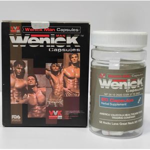 WENICK MAN CAPS, Penís Enlargemént Natural Herbal For Men With Small Penís, Decreased Manpower And Stamina In Bed. 60-P!llz