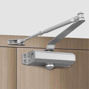 Quiet Operation, Compact, Modern Design Automatic Adjustable Door Closer Closing Device