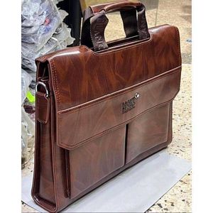 Professional Leather Briefcase and Business Messenger Bag